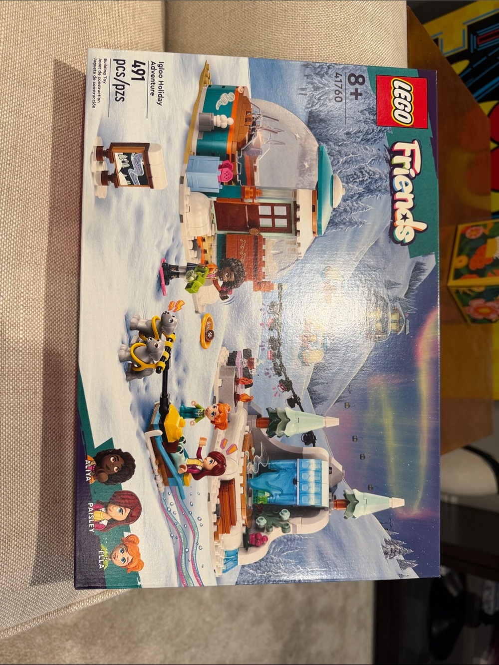 LEGO Friends Arctic Holiday Igloo Playset - White, Teal, Brown